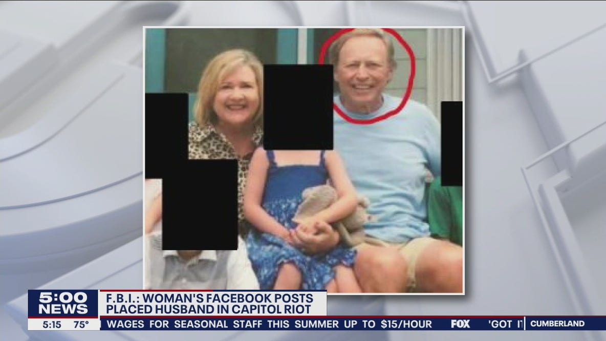 Woman’s Facebook post places husband at Capitol riot, FBI says